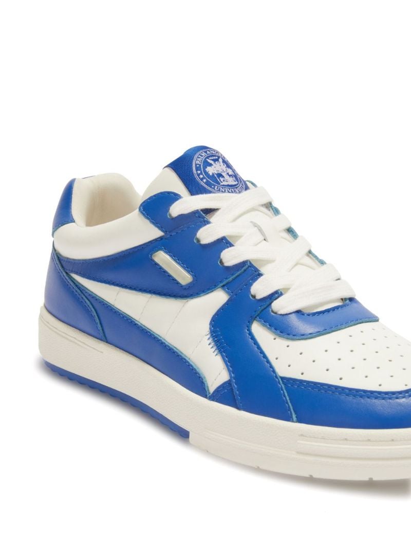Blue University Leather Sneakers