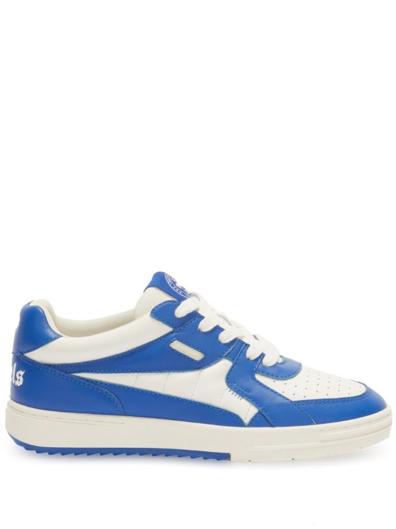 Blue University Leather Sneakers