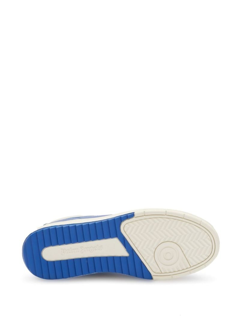 Blue University Leather Sneakers