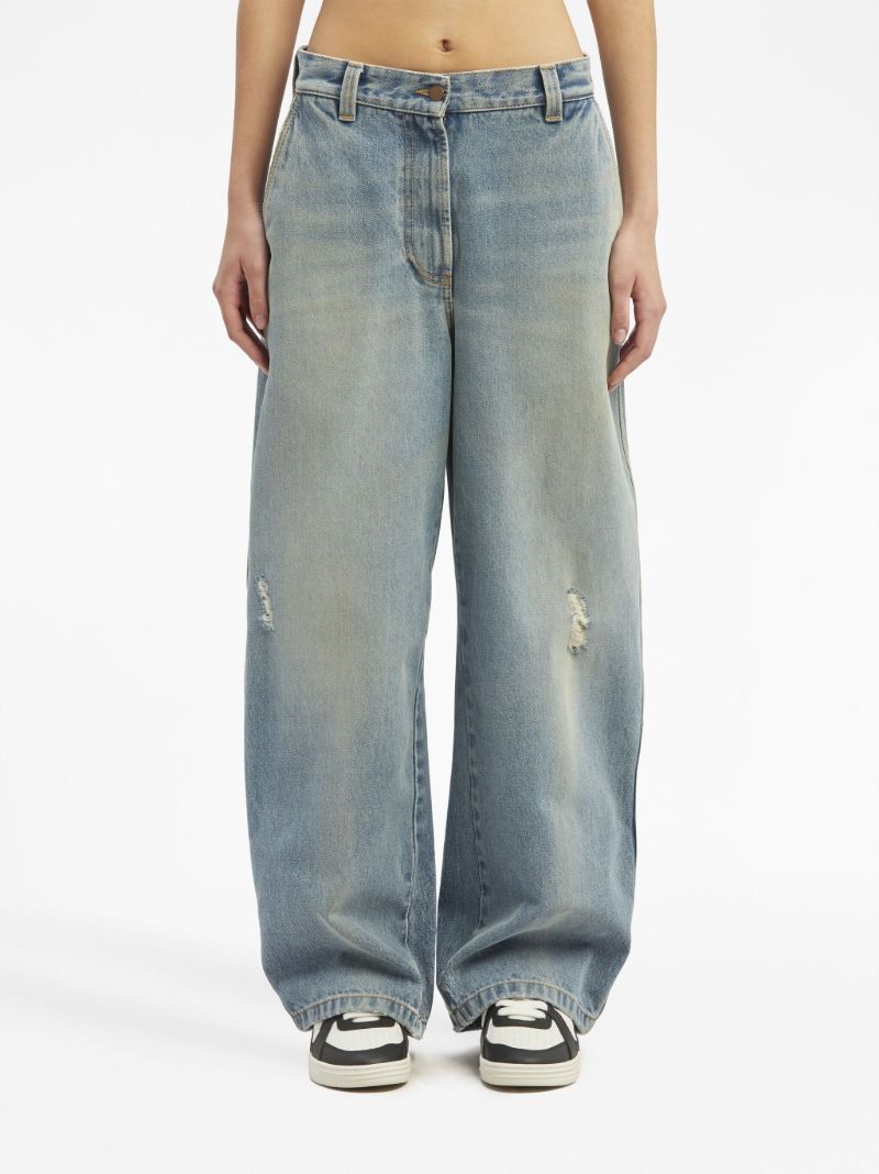 Blue Paris Wide Leg Jeans