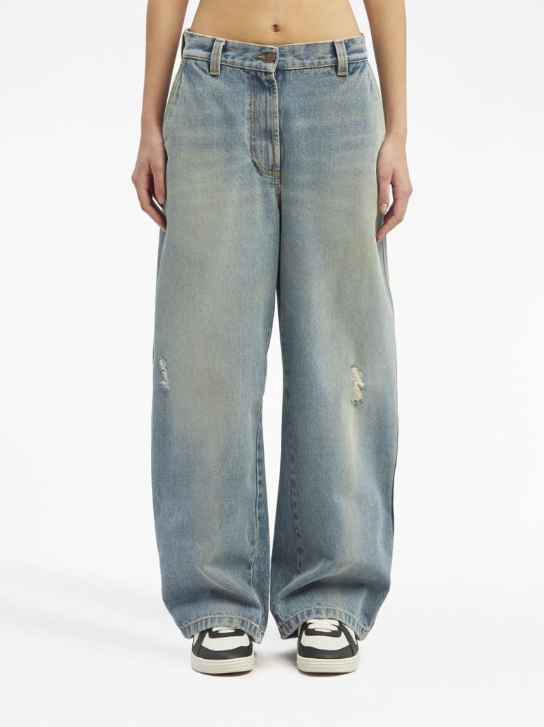 Blue Paris Wide Leg Jeans
