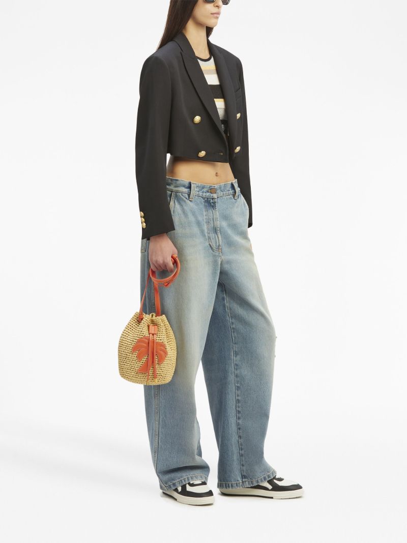 Blue Paris Wide Leg Jeans