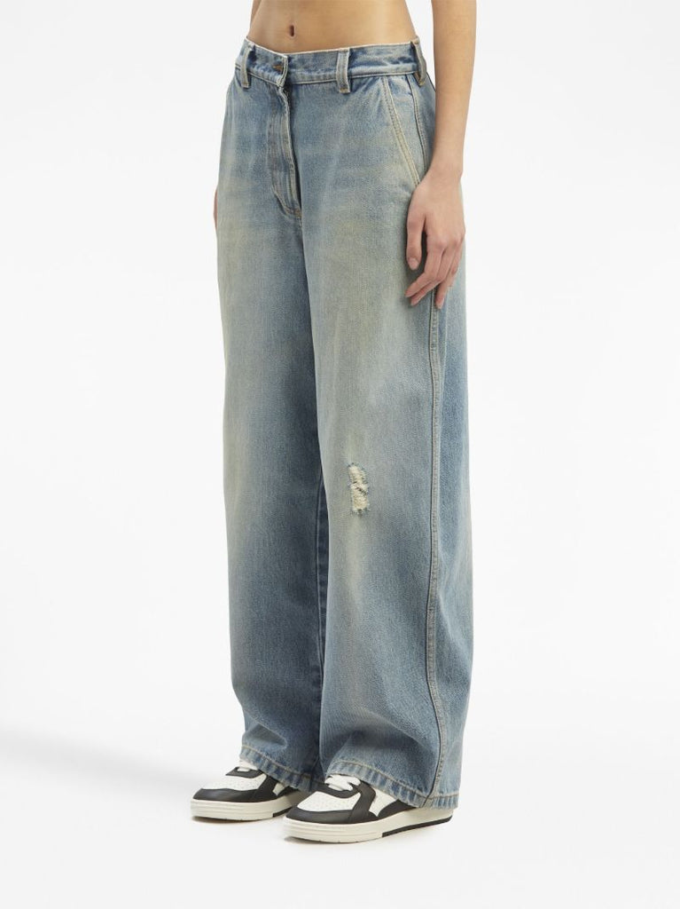 Blue Paris Wide Leg Jeans
