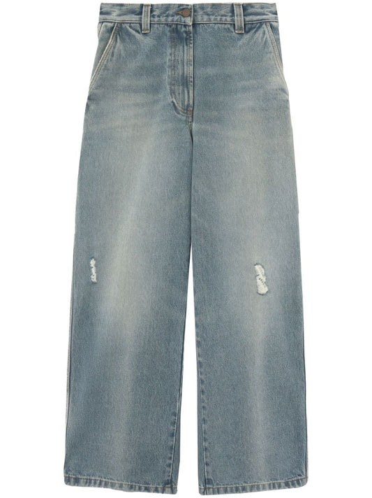 Blue Paris Wide Leg Jeans