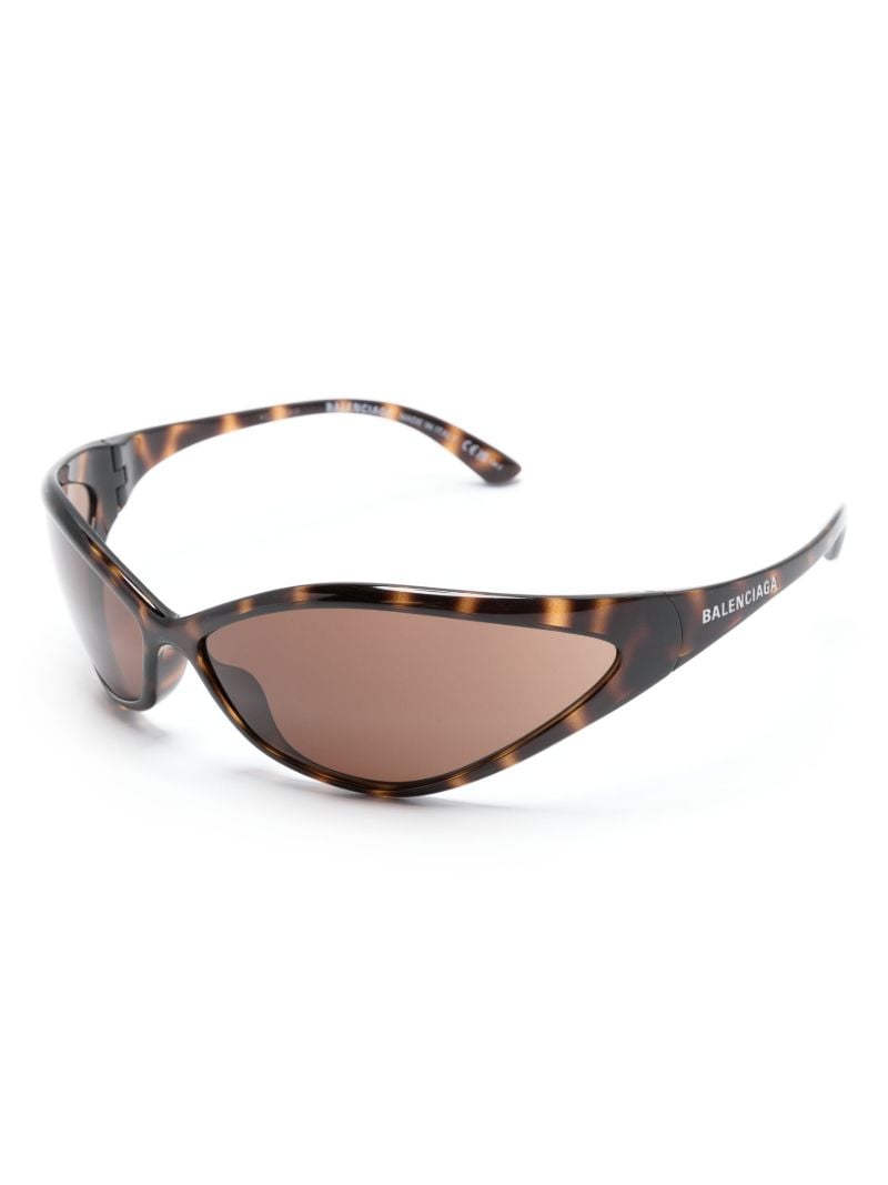 Black Runway Tortoiseshell-effect Sunglasses