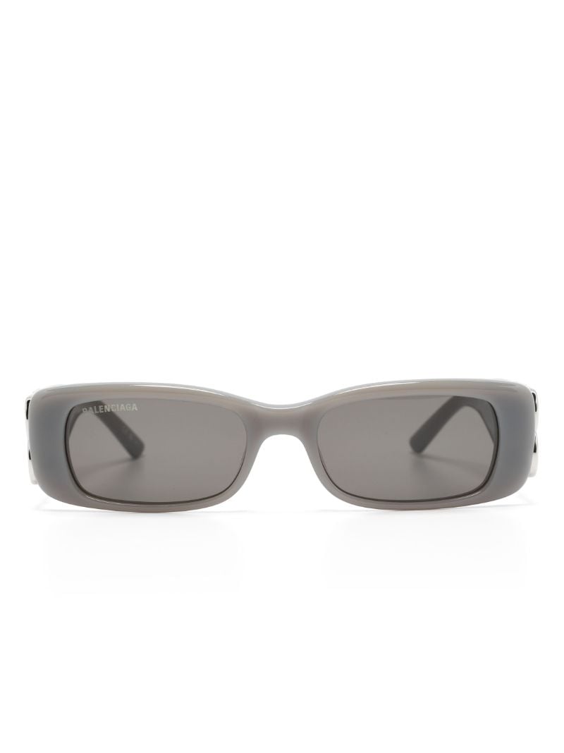 Grey Dynasty Rectangle Sunglasses