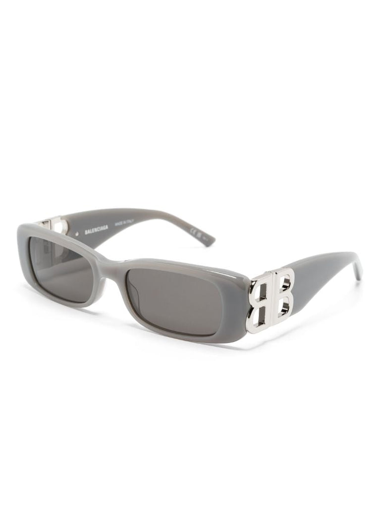 Grey Dynasty Rectangle Sunglasses
