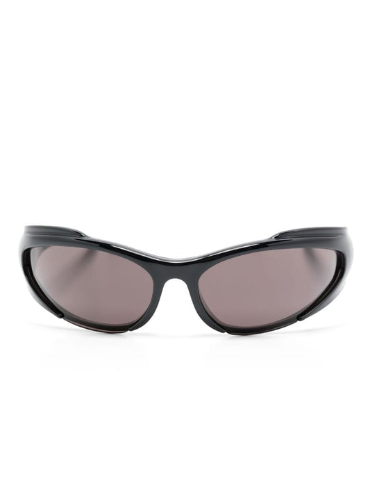 Black Skin Cat-eye Sunglasses