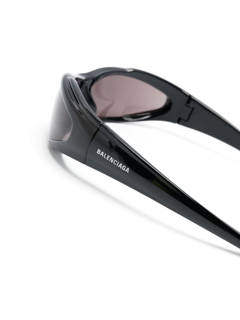 Black Skin Cat-eye Sunglasses