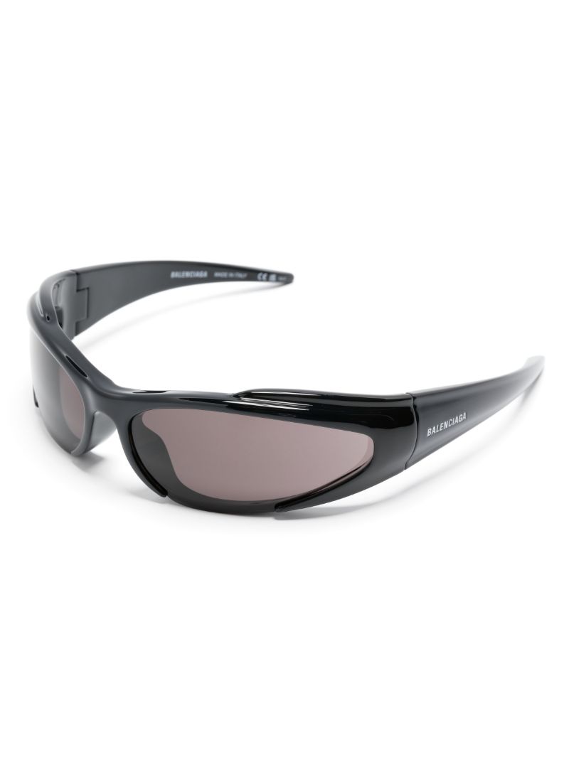 Black Skin Cat-eye Sunglasses
