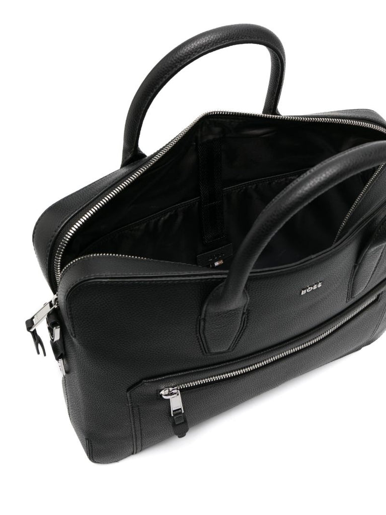 Black Highway Leather Briefcase