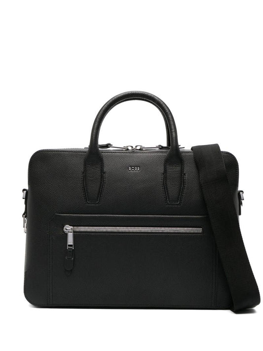 Black Highway Leather Briefcase