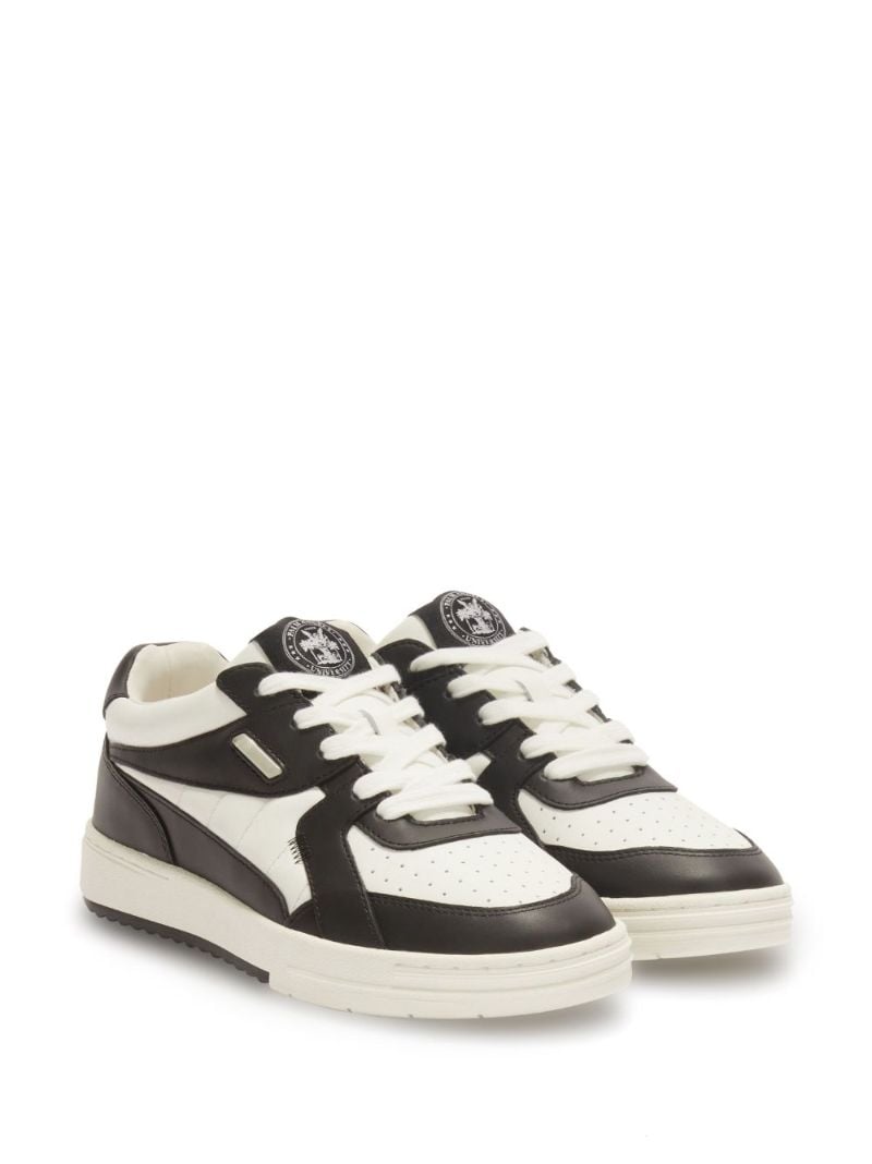 Black University Leather Sneakers