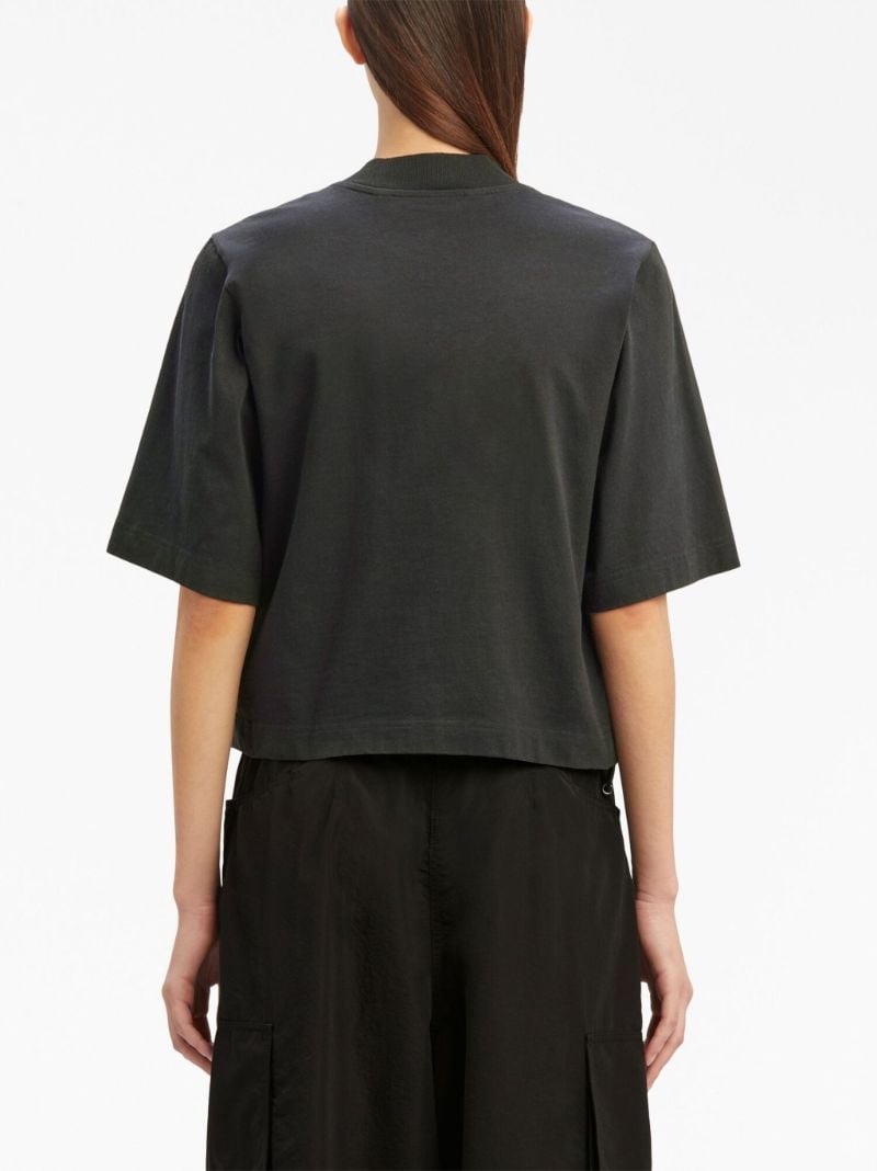 Black Mirage Cotton T-shirt