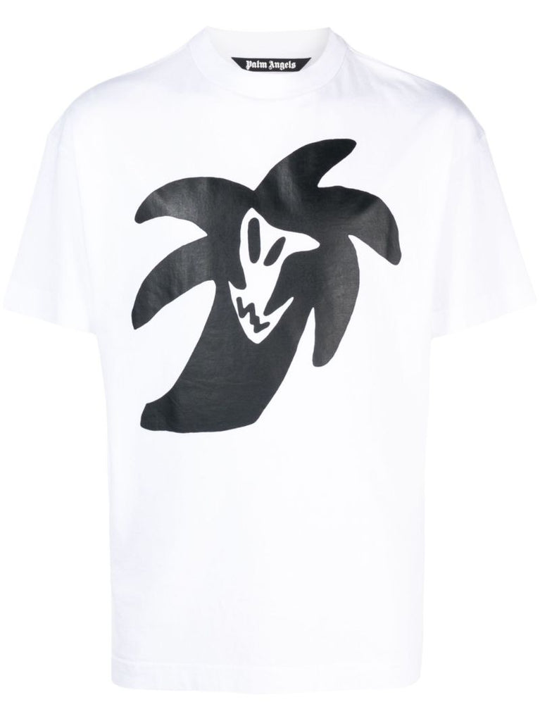 White 'palmity Unity' Cotton T-shirt