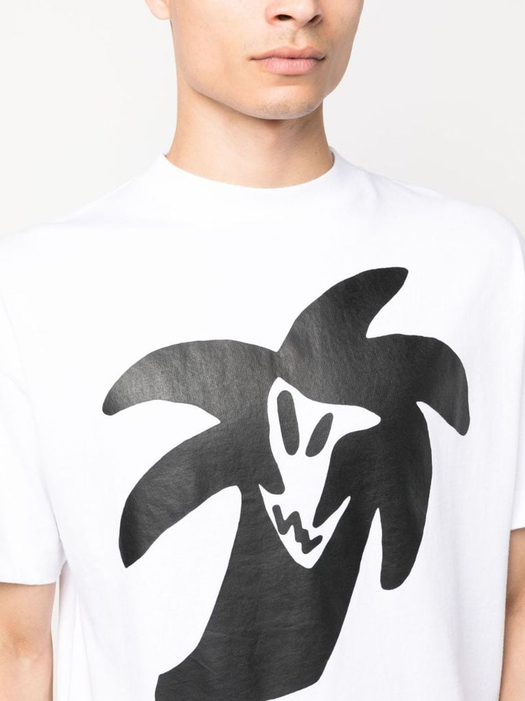 White 'palmity Unity' Cotton T-shirt