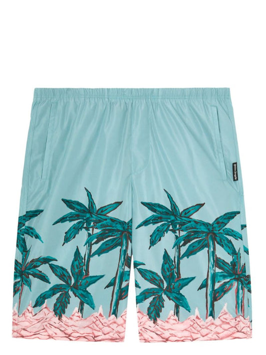 Blue Palms Row Swim Shorts