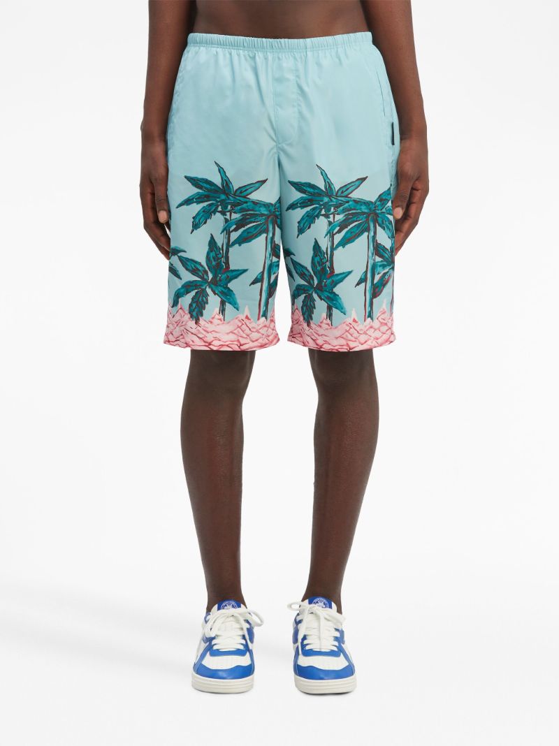 Blue Palms Row Swim Shorts