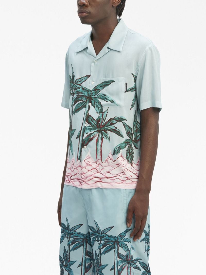 Blue Palms Row Short Sleeve Shirt