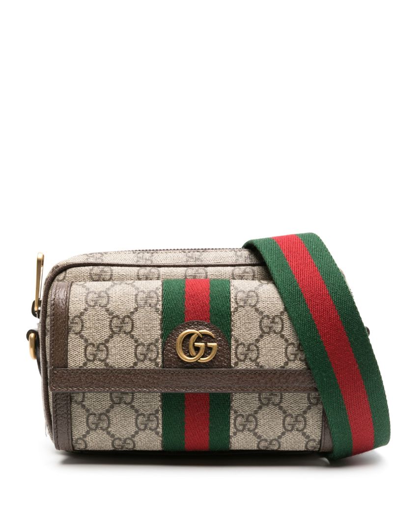 Neutral Ophidia Mini Gg Supreme Messenger Bag