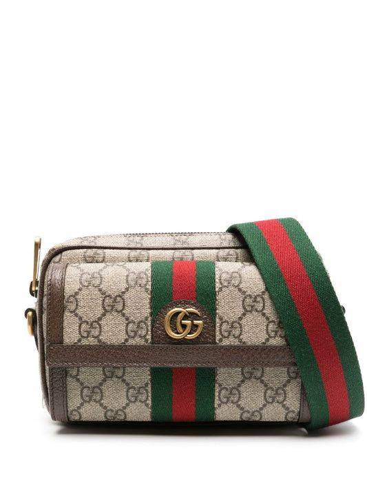 Neutral Ophidia Mini Gg Supreme Messenger Bag