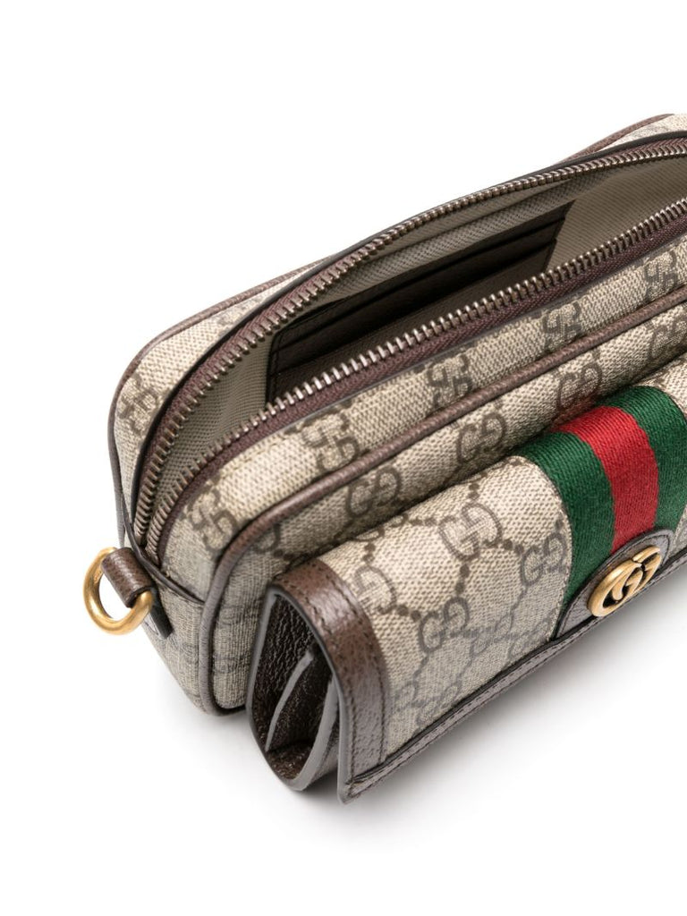 Neutral Ophidia Mini Gg Supreme Messenger Bag