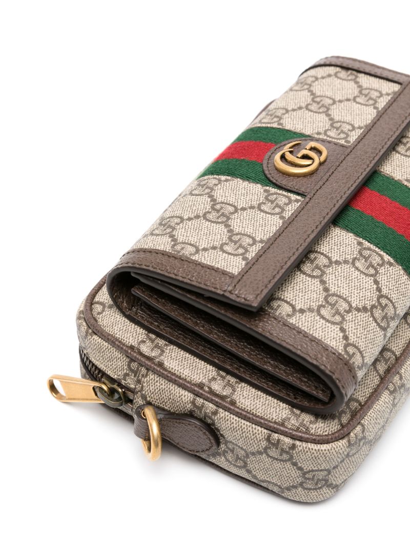 Neutral Ophidia Mini Gg Supreme Messenger Bag