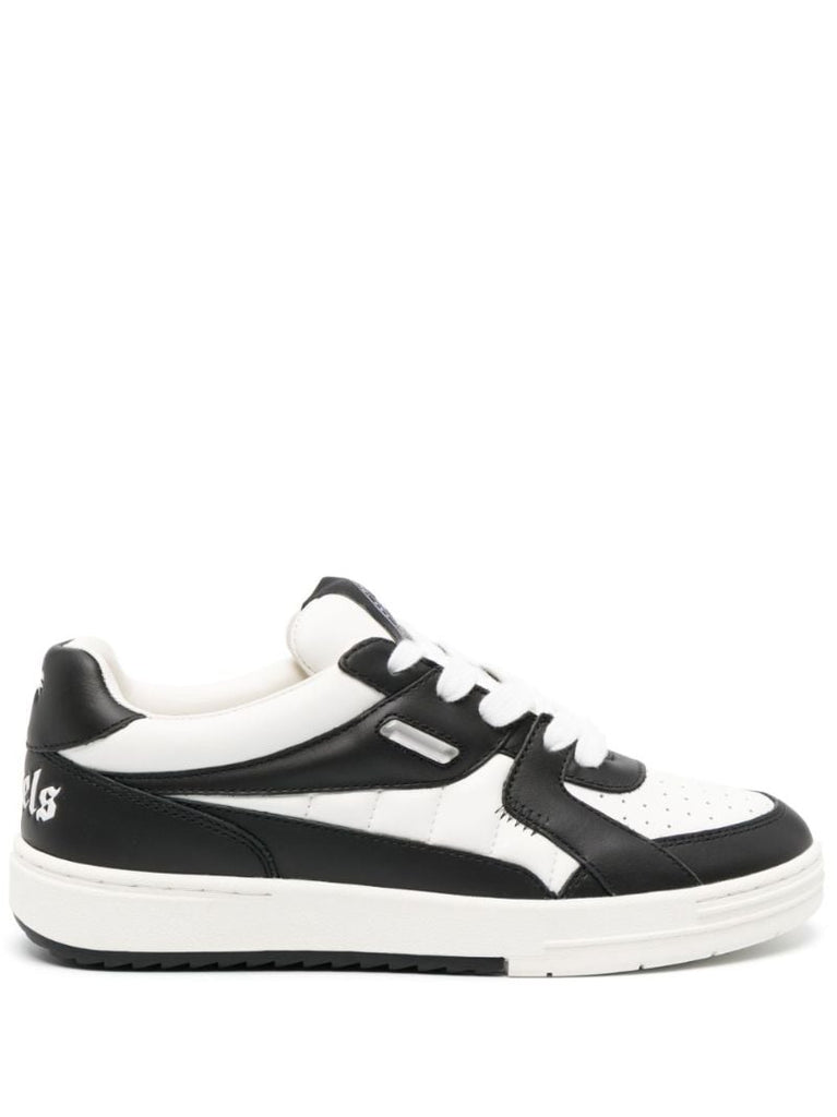Black University Leather Sneakers