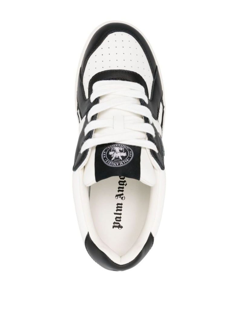 Black University Leather Sneakers