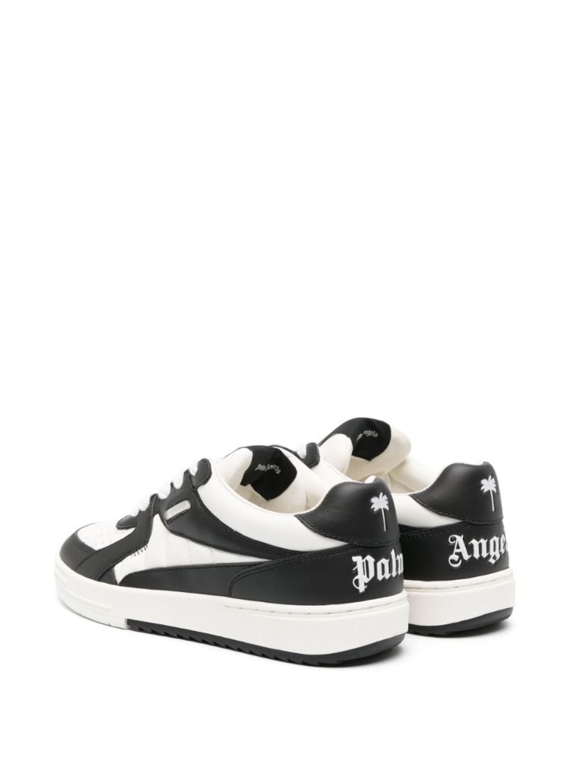 Black University Leather Sneakers