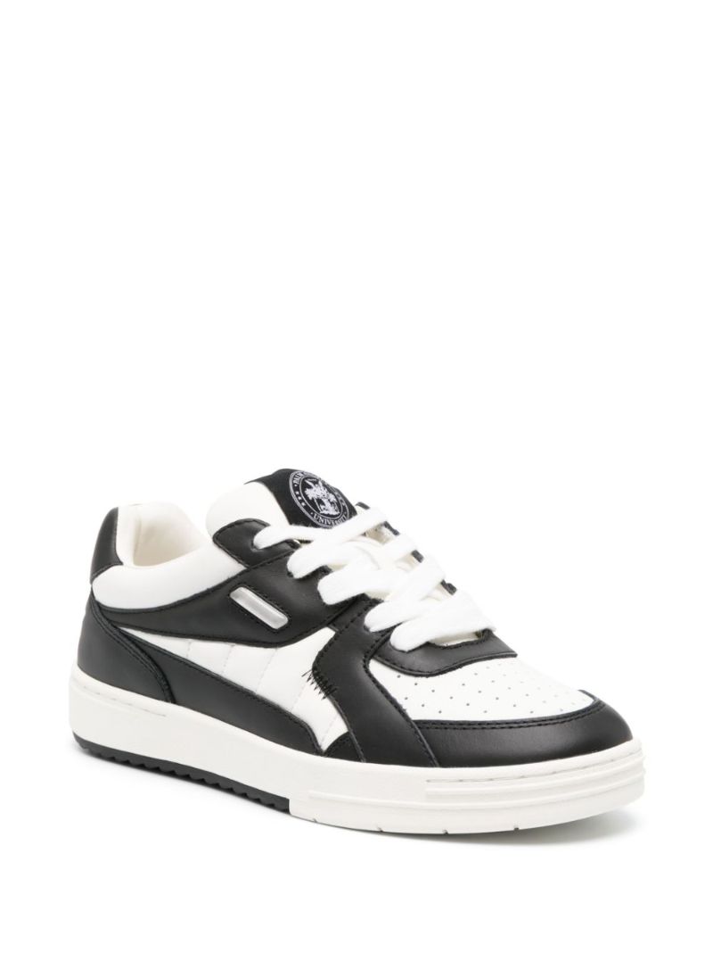 Black University Leather Sneakers