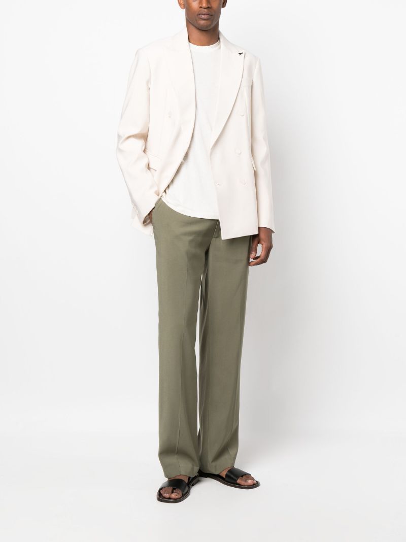 White Long-sleeve Cotton T-shirt