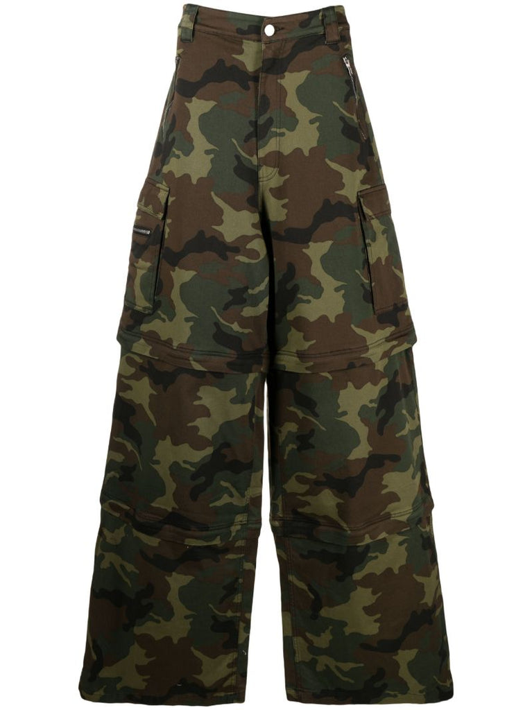 Green Transformer Camouflage Cargo Pants
