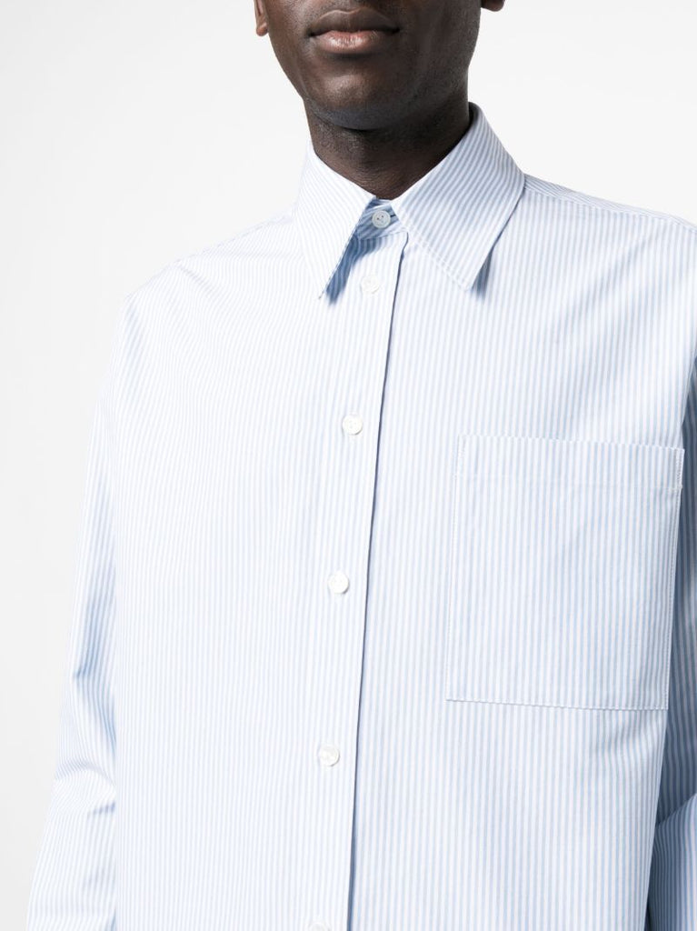 Blue Pinstripe Shirt