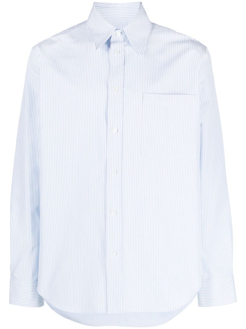 Blue Pinstripe Shirt