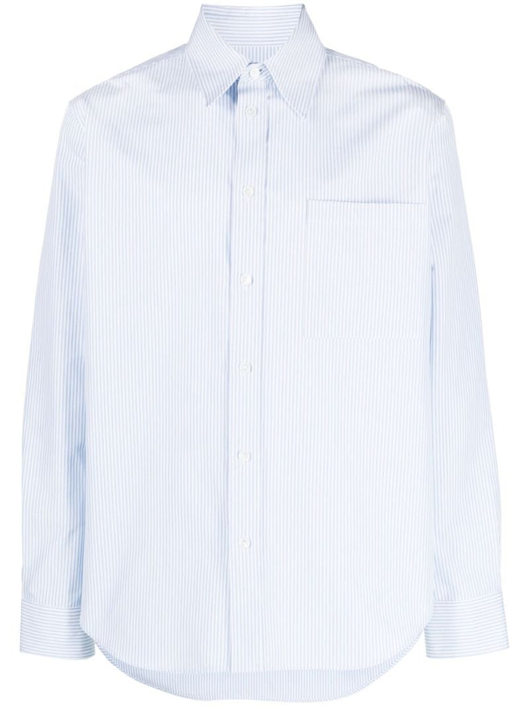 Blue Pinstripe Shirt