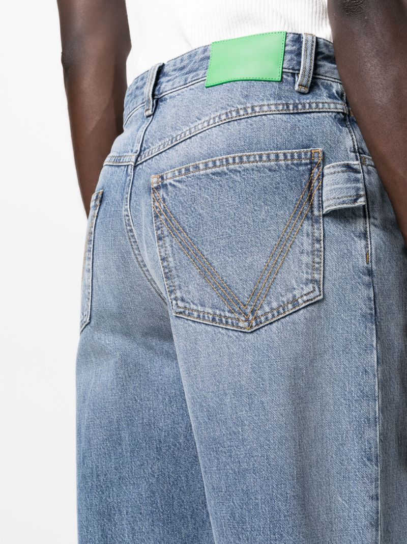 Blue Straight-leg Jeans