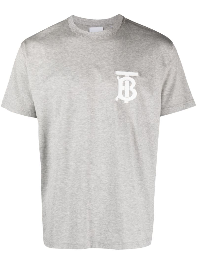 Grey Tb Monogram MÃ_x0083_Â©lange T-shirt