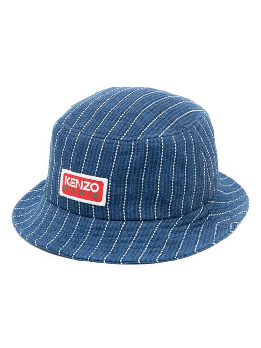 Blue Logo Patch Bucket Hat