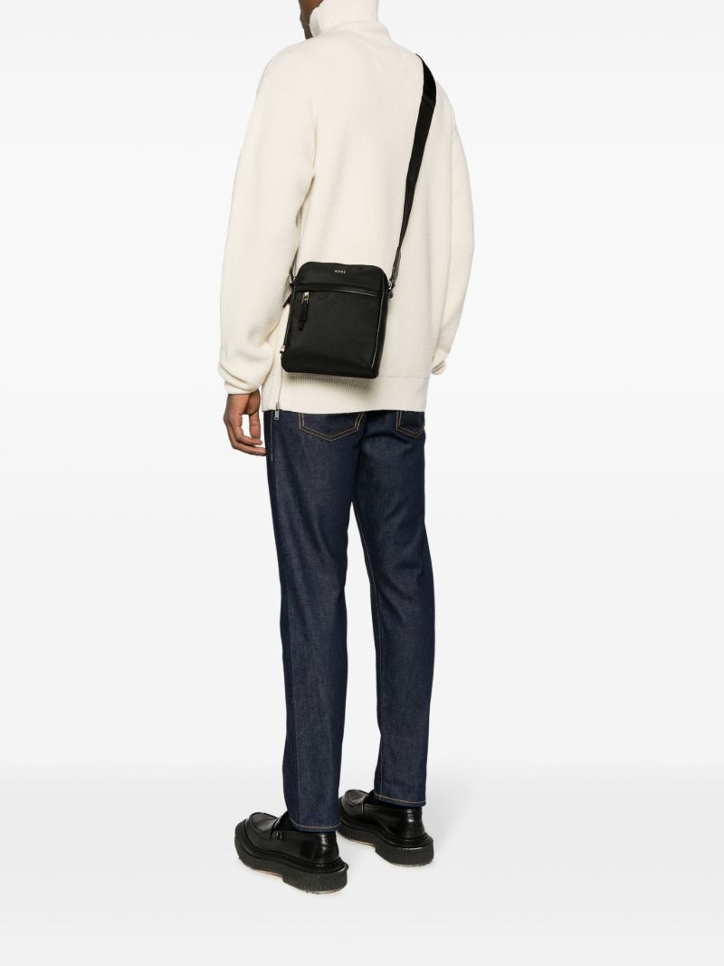 Black Highway Logo-plaque Crossbody Bag