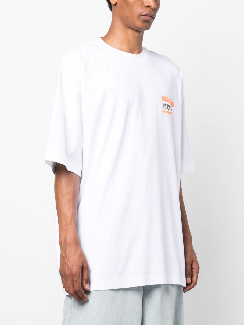 White My Name Is Cotton T-shirt