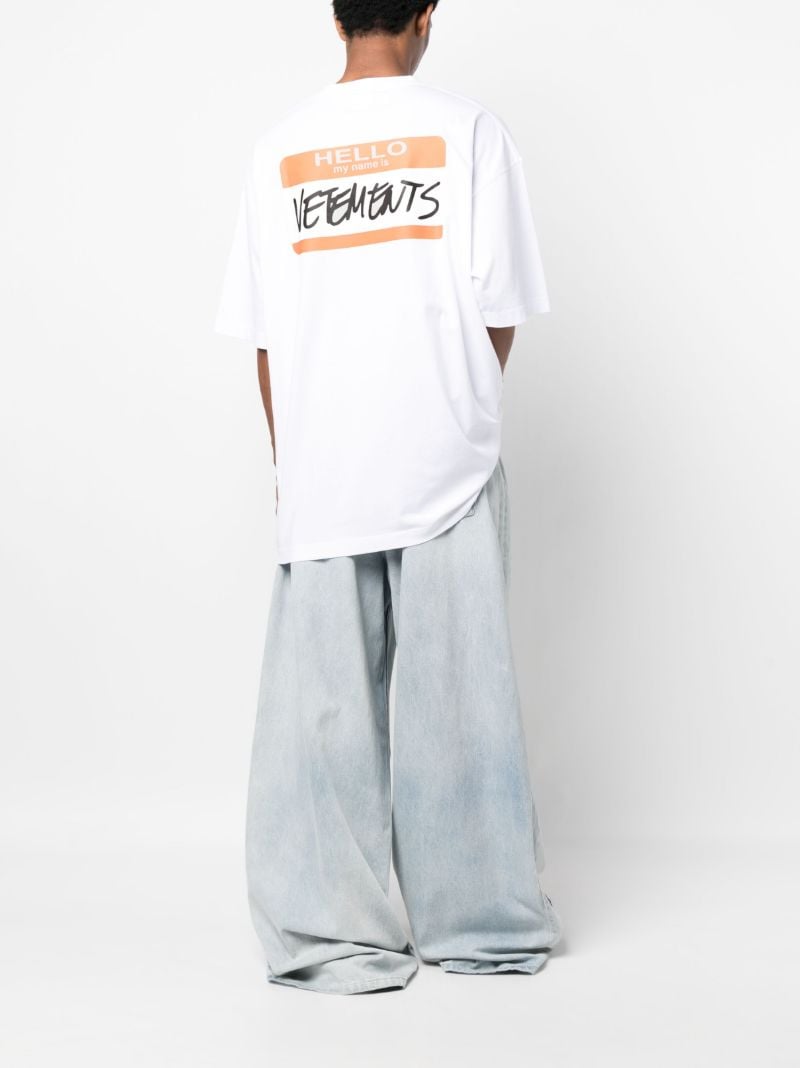 White My Name Is Cotton T-shirt