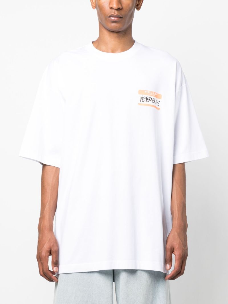 White My Name Is Cotton T-shirt