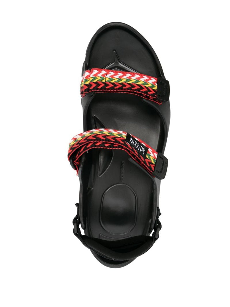 X Suicoke Black Curb Sandals