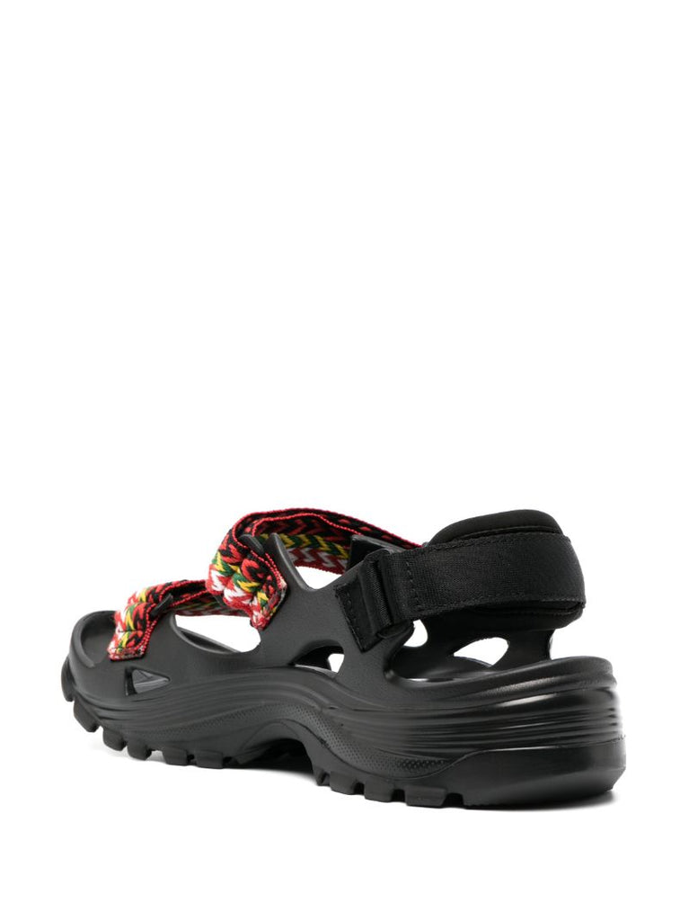 X Suicoke Black Curb Sandals