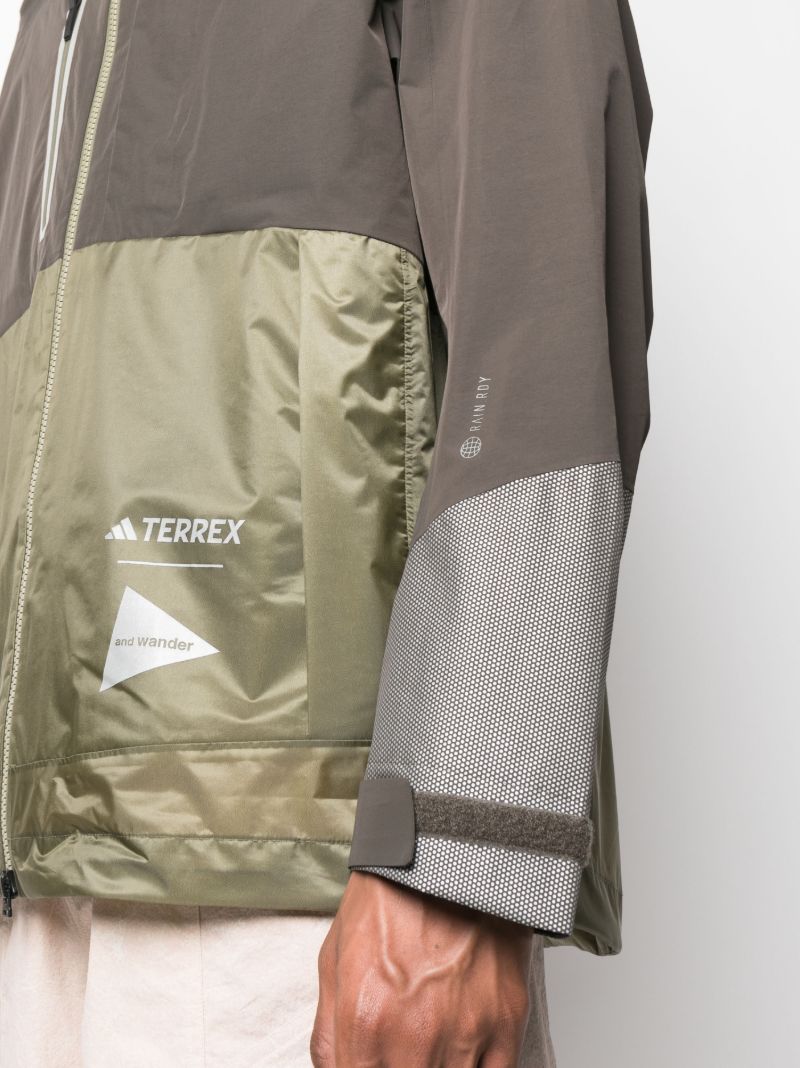 X and Wander Green Xploric Rain.dry Jacket