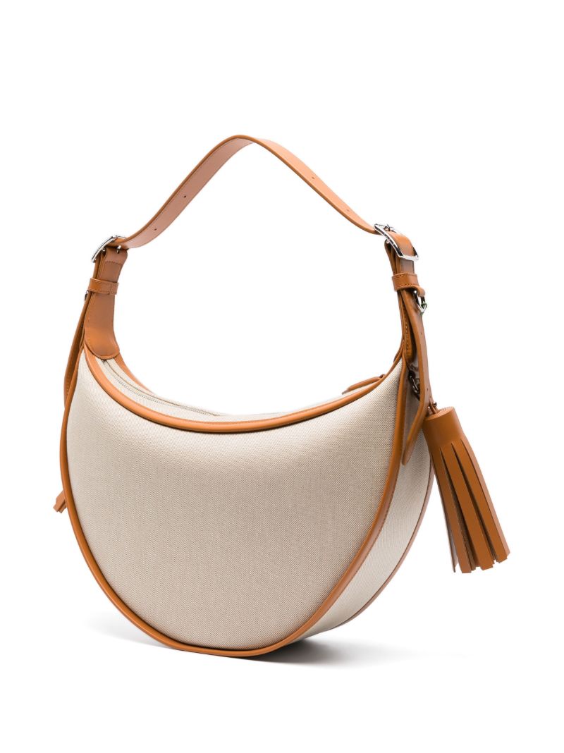 Brown Kenzo 18 Logo-patch Medium Shoulder Bag