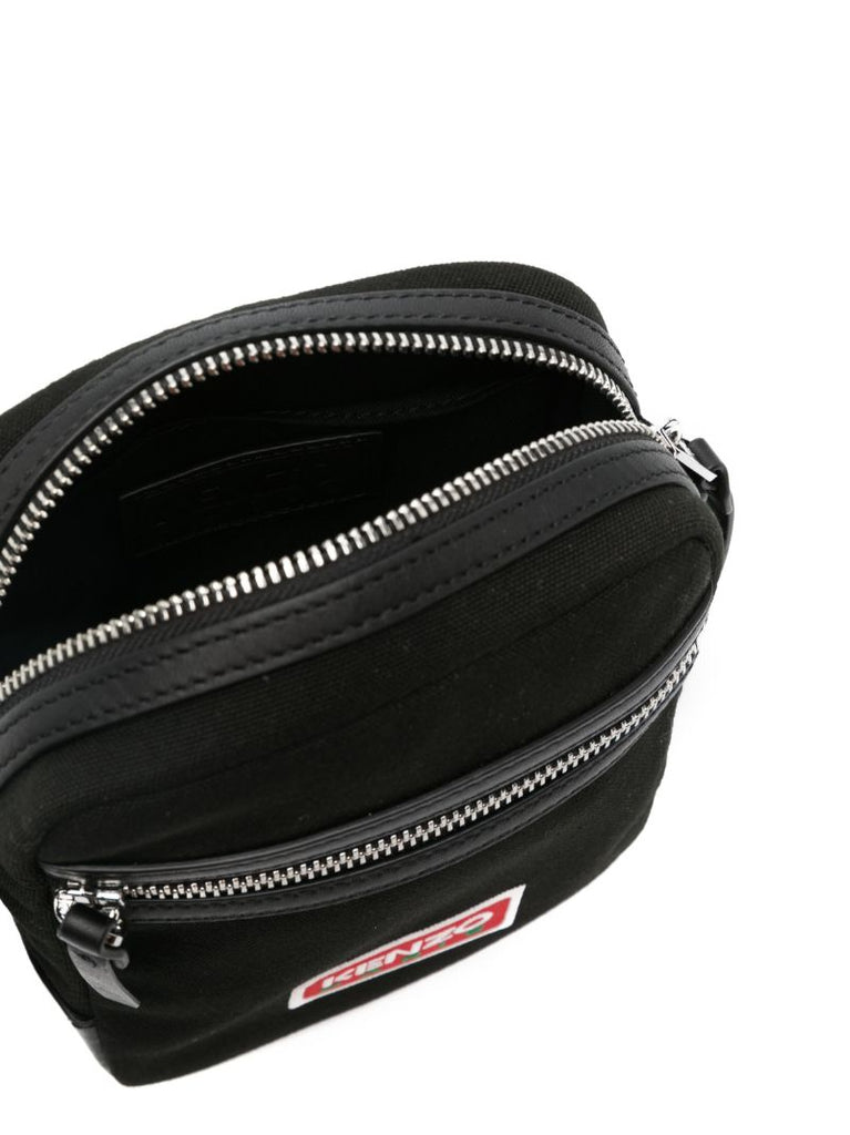 Black Explore Cross Body Bag
