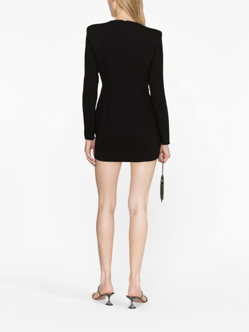 Black Heart Cut-out Mini Dress