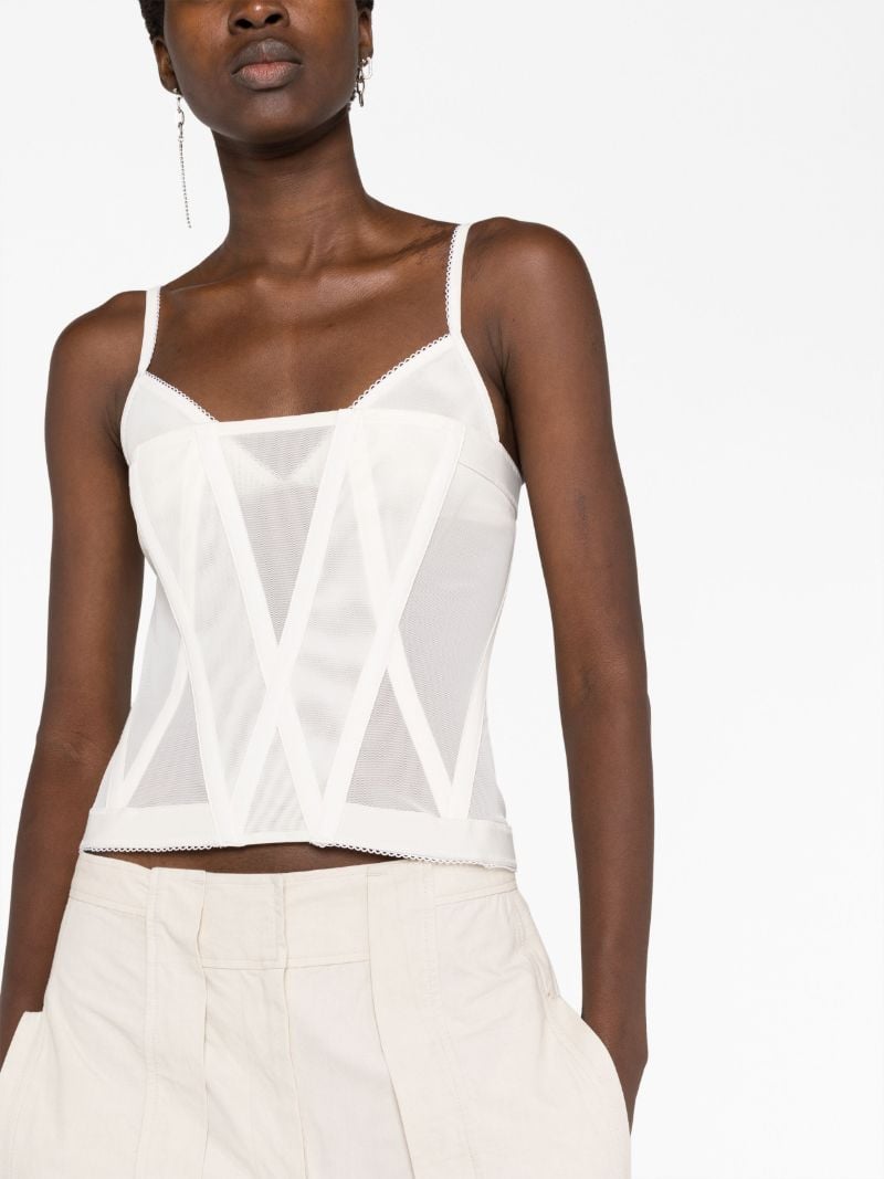 Neutral Oblique Mesh Corset